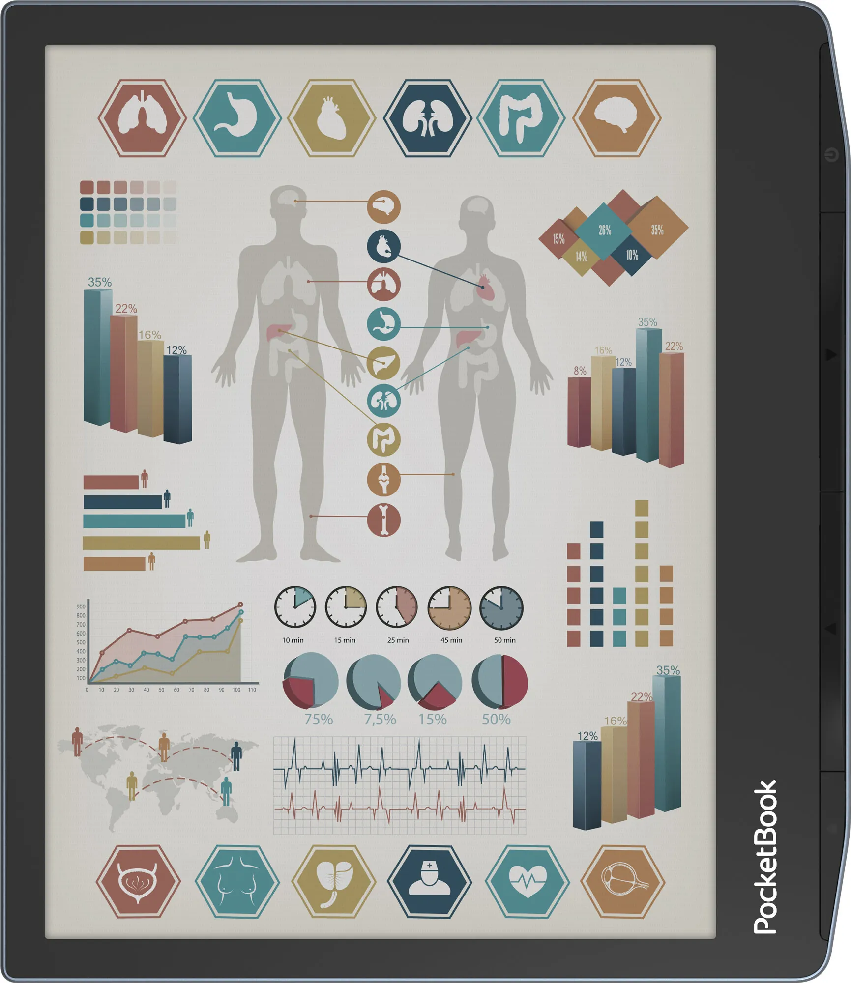 Електронна книжка PocketBook Era Color (PB700K3) Stormy Sea. . 